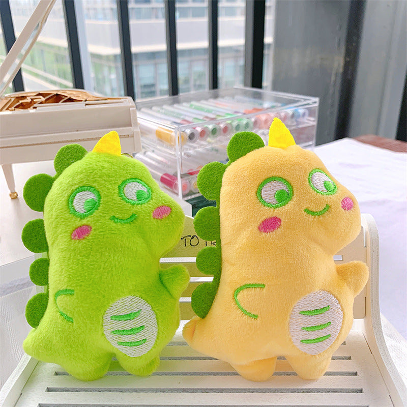 Wholesale Cute Smiling Dinosaur Creative Doll Plush Keychain